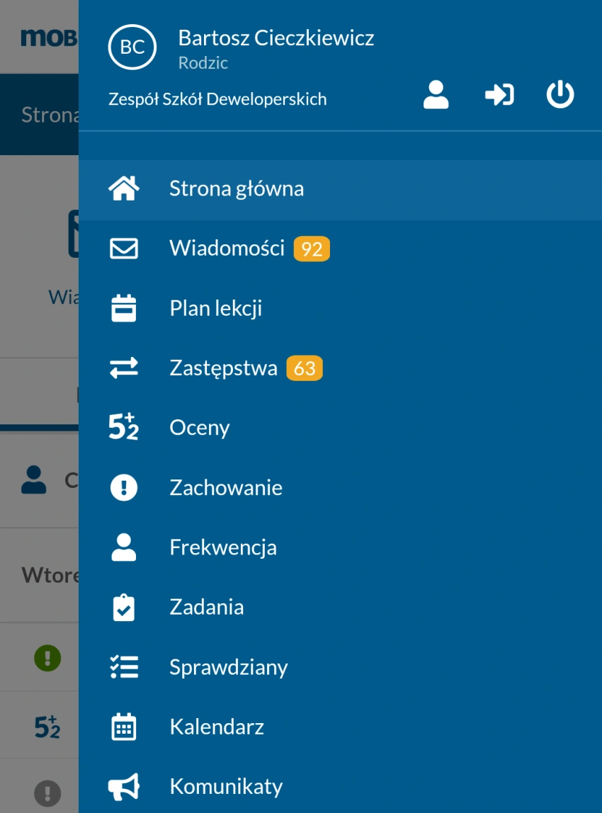 MobiDziennik - Aplikacja mobilna
